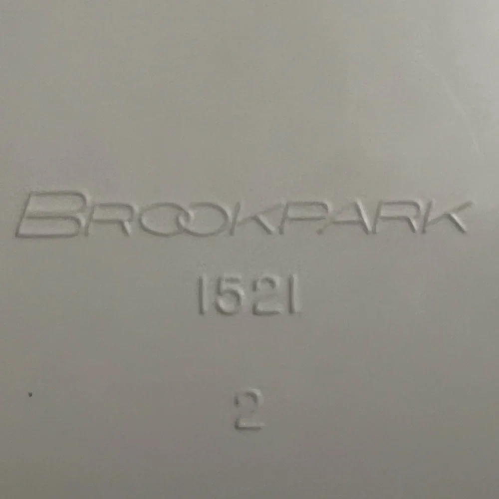 Vintage Brookpark Green and Gold Wheat Platter